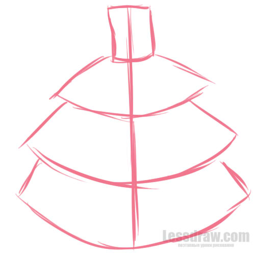 500x500 How To Draw A Fancy Dress Easy