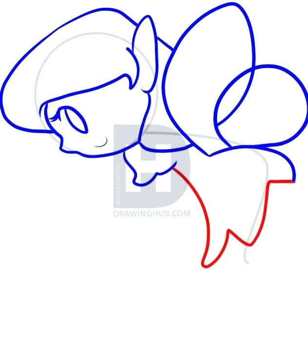631x720 How To Draw A Fairy Step