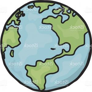 300x300 Simple Drawing Of Earth Exclusive Stock Vector Globe Simple