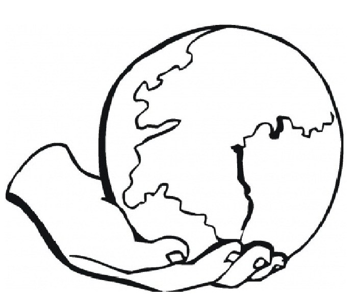 700x593 Simple Earth Drawing