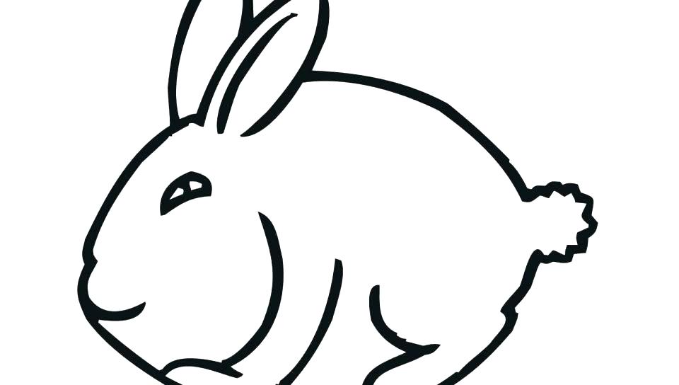 960x544 Easy Drawing Of A Bunny How To Draw A Simple Rabbit Step Easter