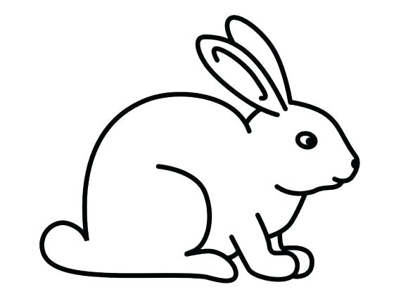 580x435 Easy To Draw Easter Bunny