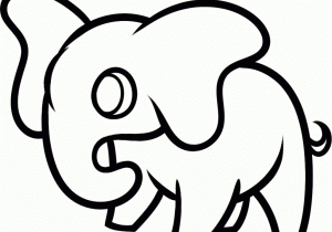 300x210 Elephant Drawing For Kids How To Draw An Elephant For Kids