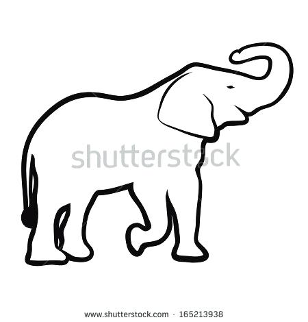 450x470 Free Elephant Outline Download Free Clip Art Free Clip Art