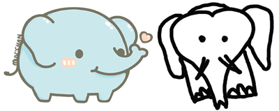 400x159 Simple Elephants