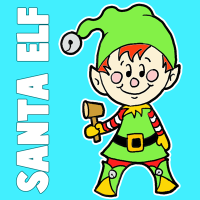 400x400 How To Draw A Christmas Elf With Easy Steps Drawing Tutorial