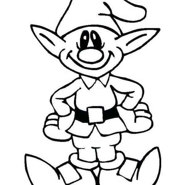 Simple Elf Drawing | Free download on ClipArtMag