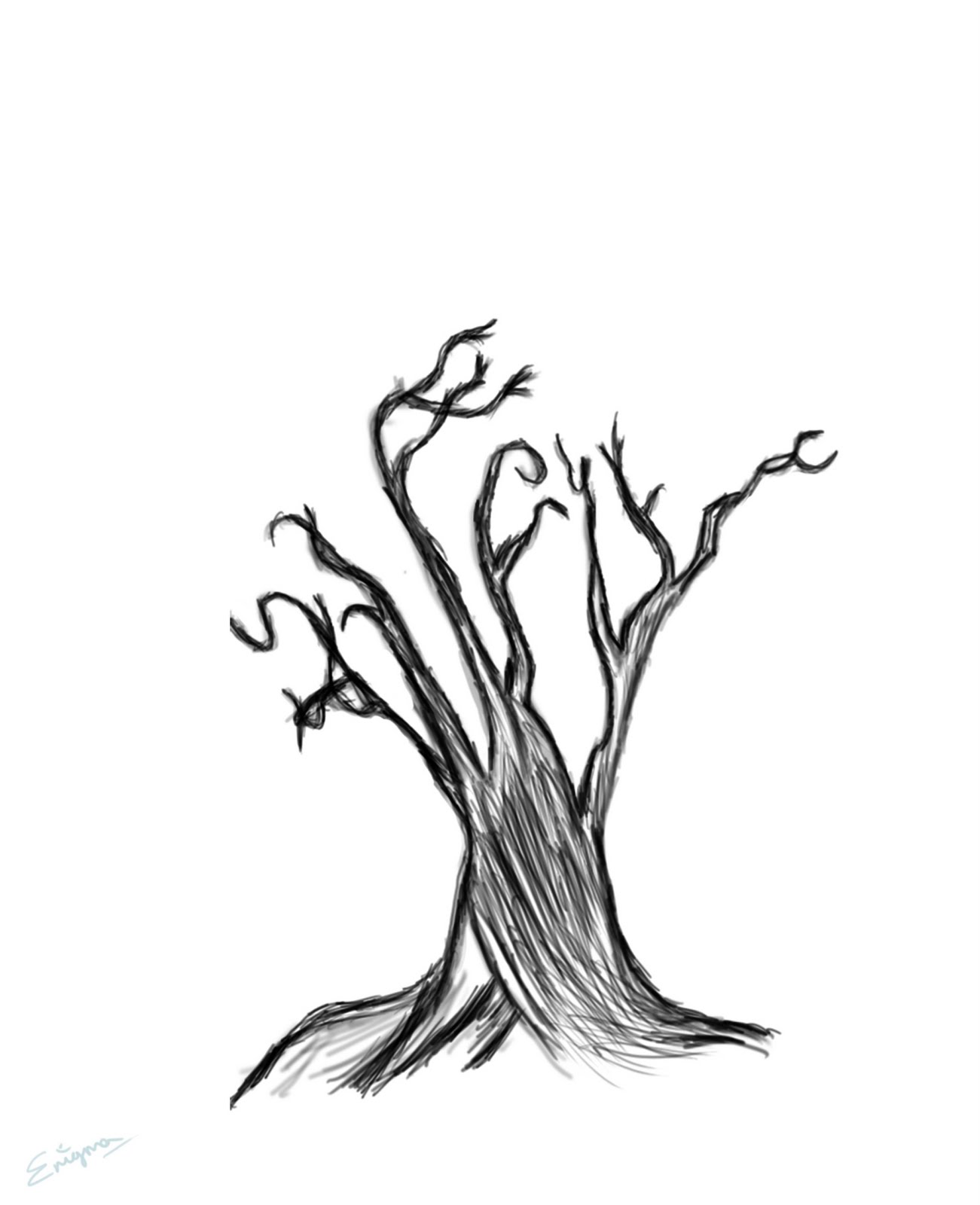 1301x1600 Simple Elf Drawing