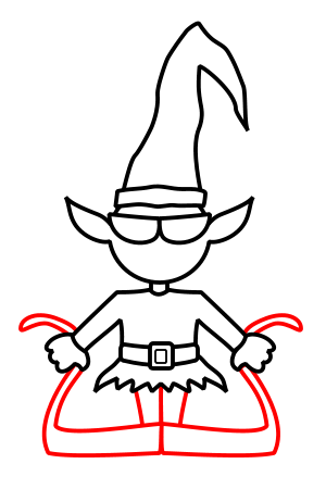 300x450 Drawing A Cartoon Elf