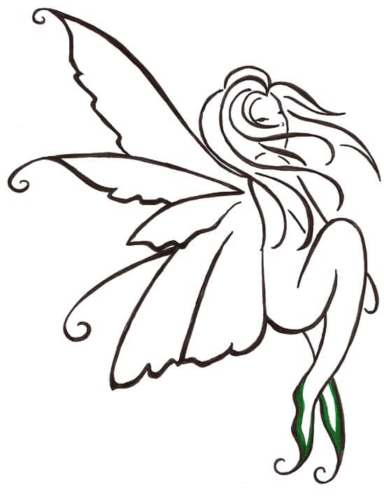549x710 Fairy Tattoo Designs