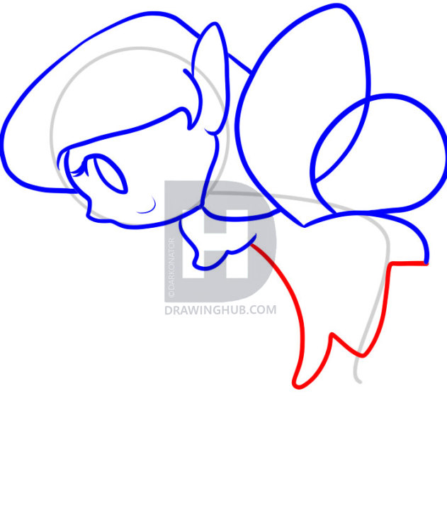 631x720 How To Draw A Fairy For Kids, Step