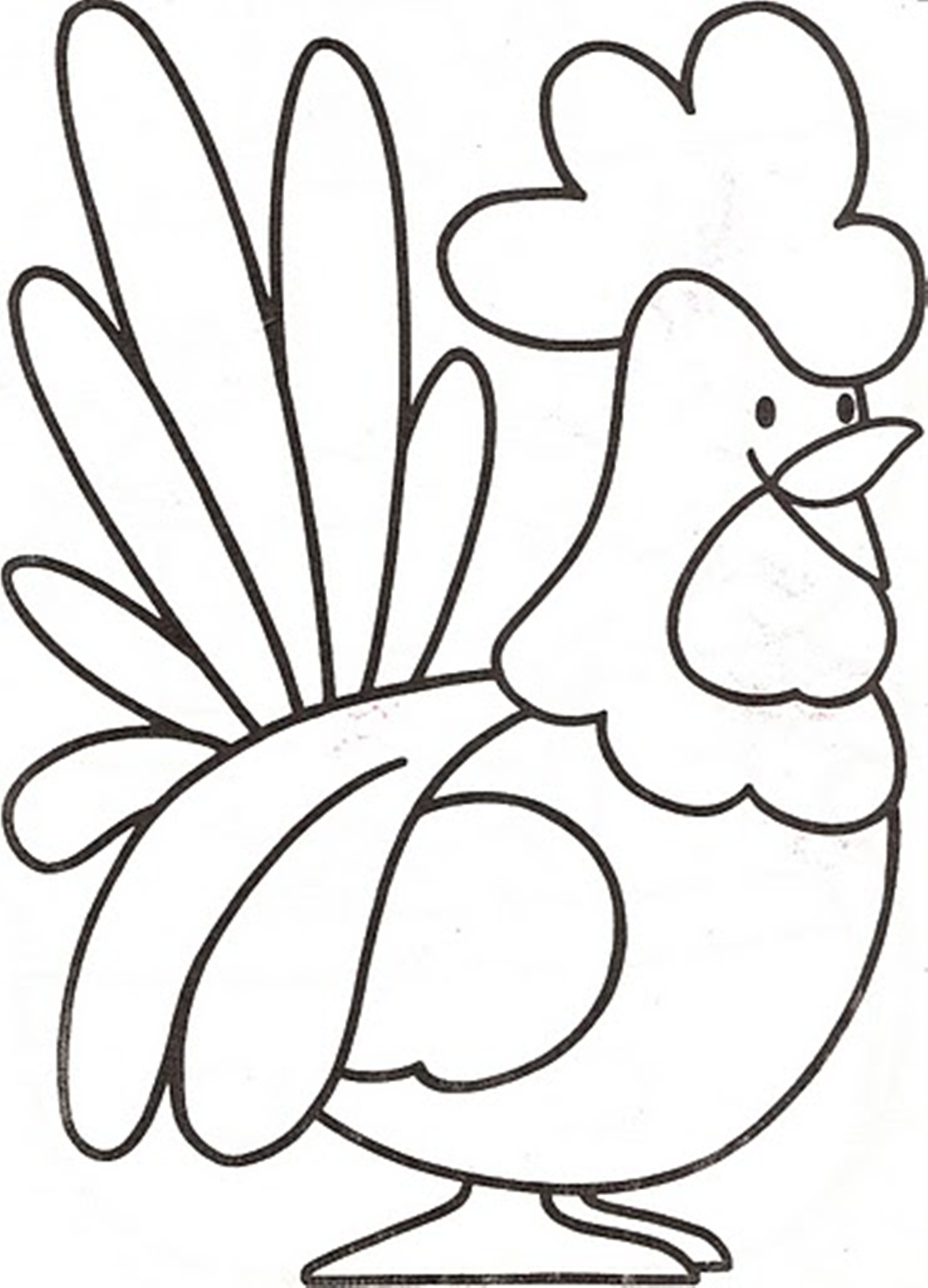 1642x2279 Simple Farm Animal Coloring Pages