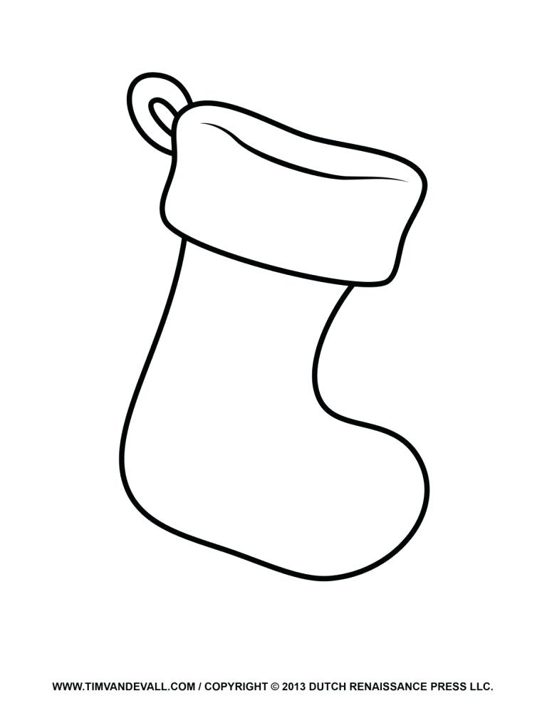 768x994 Christmas Stockings Coloring Printables Full Size Of Free Stocking