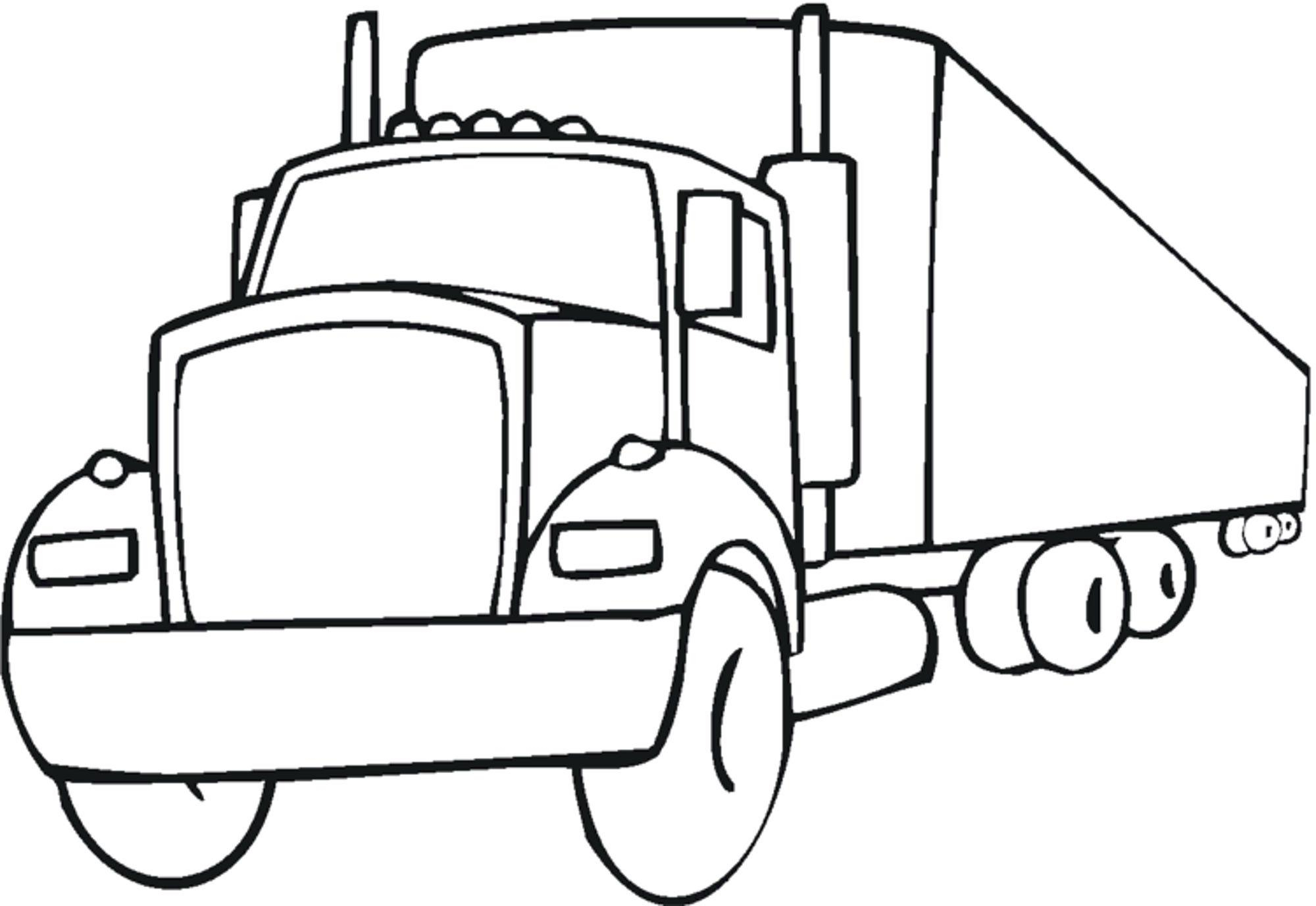 2000x1376 Simple Truck Drawing Simple Fire Truck Drawing At Getdrawings