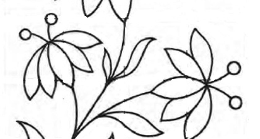 Simple Floral Designs For Drawing | Free download on ClipArtMag
