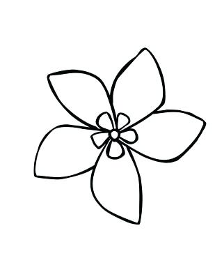 309x400 Easy Drawing Of Flower