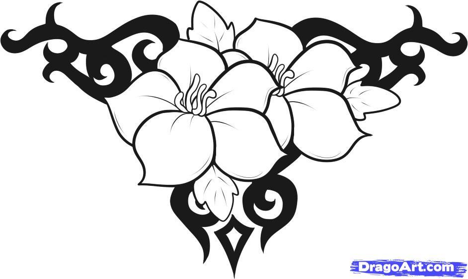 942x563 Flower Designs Patterns To Draw