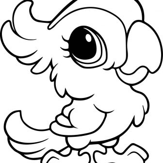 336x336 Baby Forest Animal Coloring Pages Pdf Jungle Cute Adorable