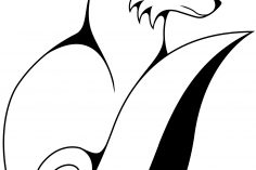 236x157 Cute Simple Fox Drawing Arctic Line Of A Head I Fertility