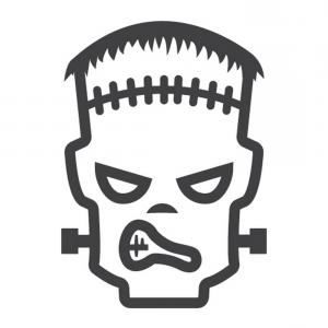 300x300 Frankenstein Line Icon Halloween And Scary Vector Soidergi