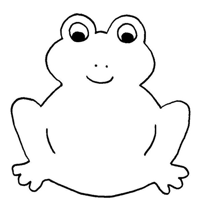 650x681 Frog Template