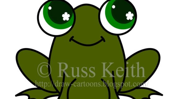 570x320 How To Draw A Simple Cartoon Frog