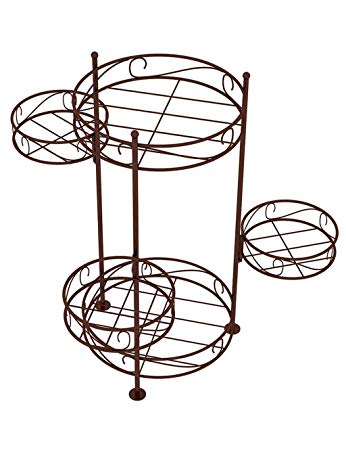 346x450 plant shelf iron floor flower pot shelf simple garden iron