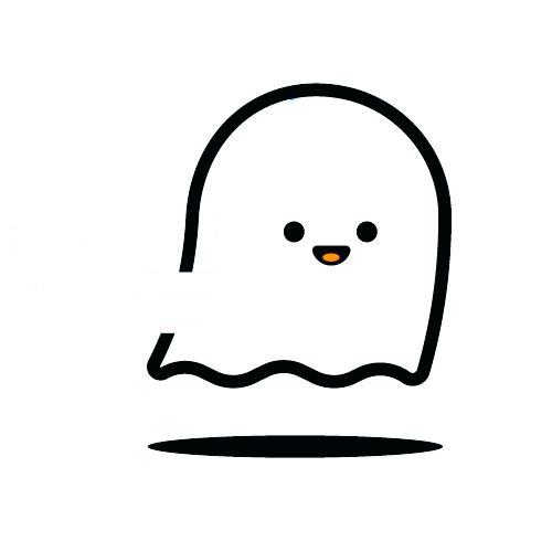 500x500 Cute Ghost Kids T Shirt Clipart Newfashion