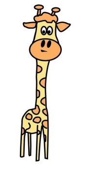 183x350 How To Draw A Giraffe I Should Sketch Some Animals In Those Black