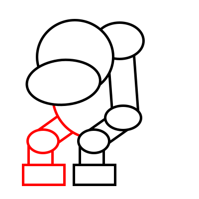 400x400 Drawing A Cartoon Gorilla