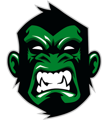 350x394 Drawing Gorillas Gorilla Face Transparent Png Clipart Free