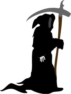 226x300 Grim Reaper Side View Transparent Png Clipart Free Download