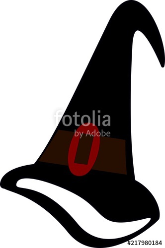 332x500 High Heeled Black Hat, Witch's Accessories For Halloween Simple