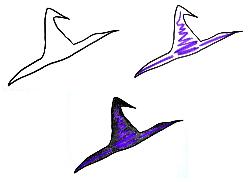 822x597 Pippi's Blog Halloween Drawings For Kids