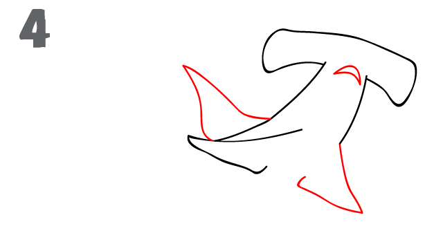 640x363 How To Draw A Hammerhead Shark
