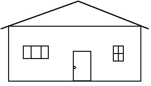 483x274 Simple House Drawing A Cute Haunted House For Children Simple