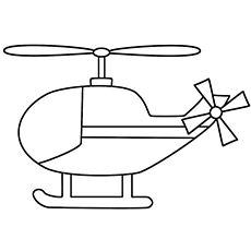 230x230 Helicopter Coloring Pages