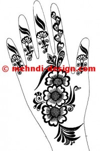 199x300 Simple Mehndi Design Right Hand