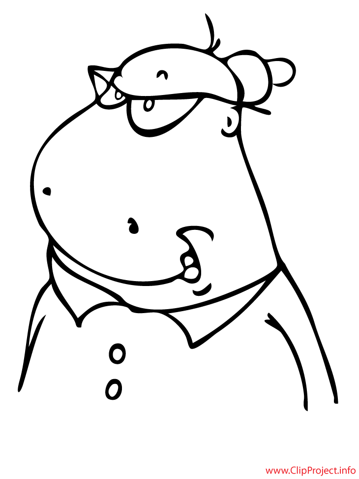 730x973 Cute Hippo Coloring Pages Donkey Coloring