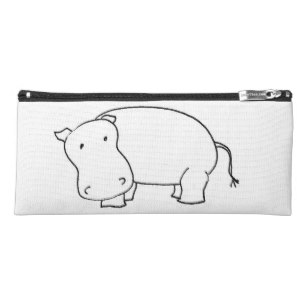 307x307 Simple Line Drawing Pen Pencil Cases Zazzle