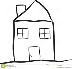 Simple House Drawing | Free download on ClipArtMag