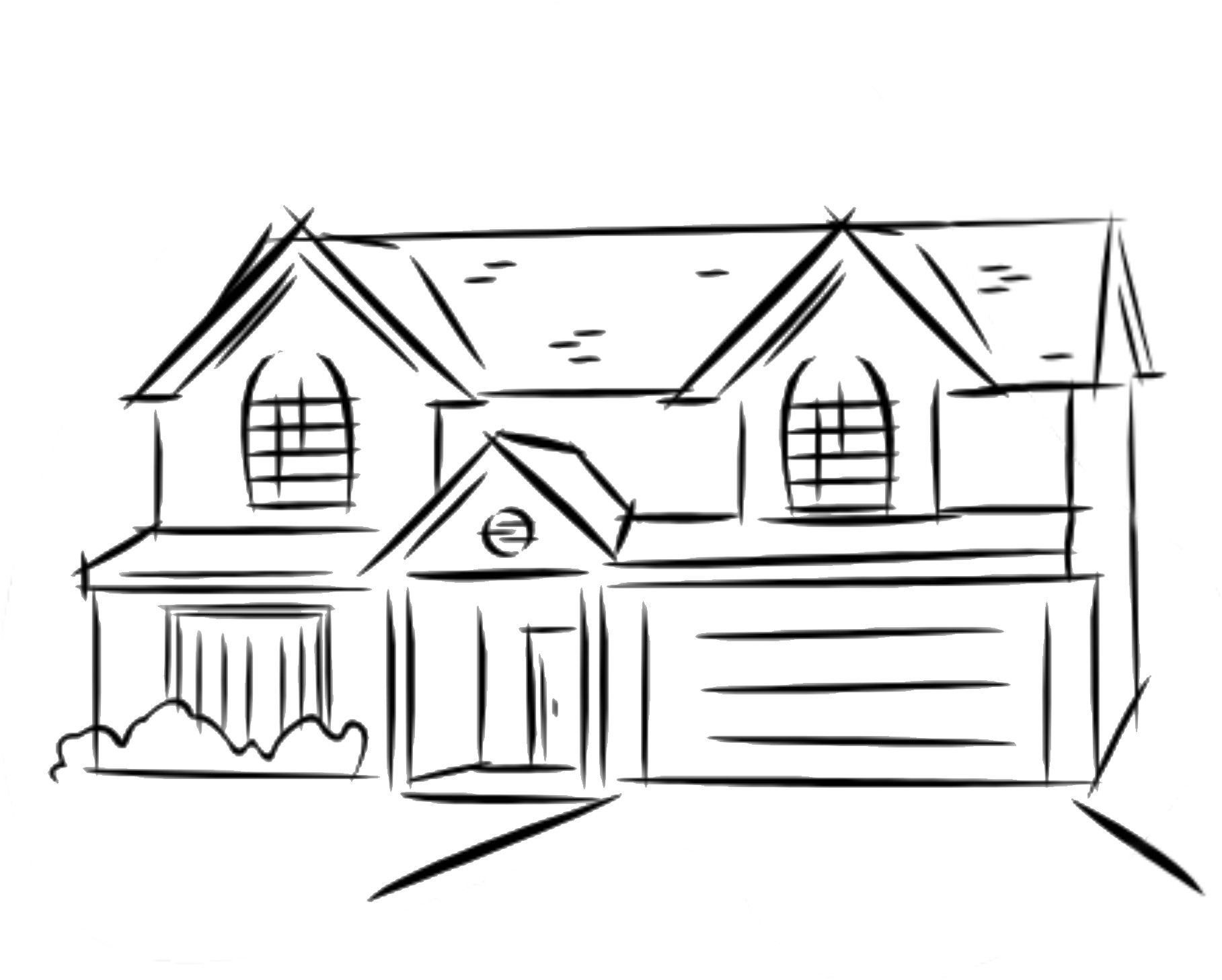 Simple House Drawing | Free download on ClipArtMag