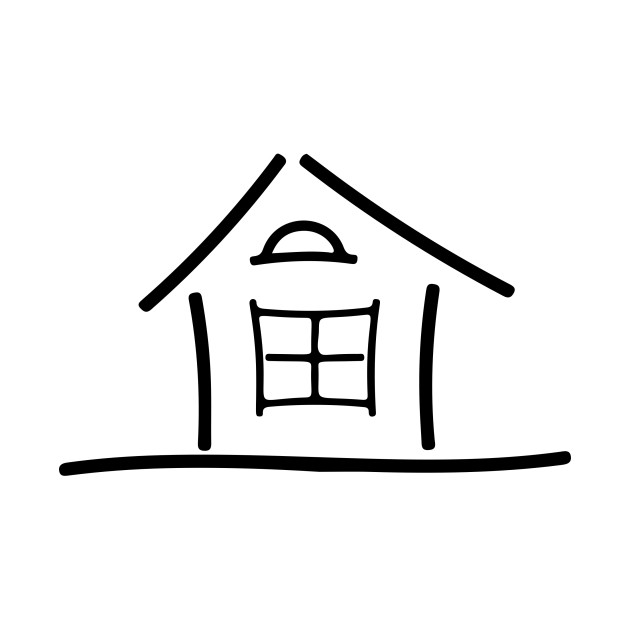 630x630 Limited Edition Exclusive Simple House Line Art