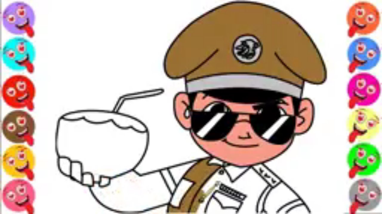 1280x720 special kids drawing coloring little singham animation cartoon how