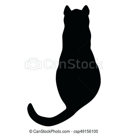 450x470 Black Cat Drawing Black Cat Drawing Instructions