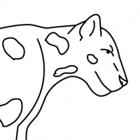 200x200 Drawing Jaguar