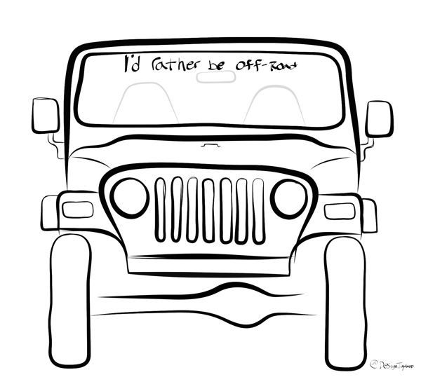 600x538 Jeep Drawings
