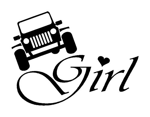 500x392 Girls Vinyl Decal Mud Sticker Fits Jeep Cj Yj Tj