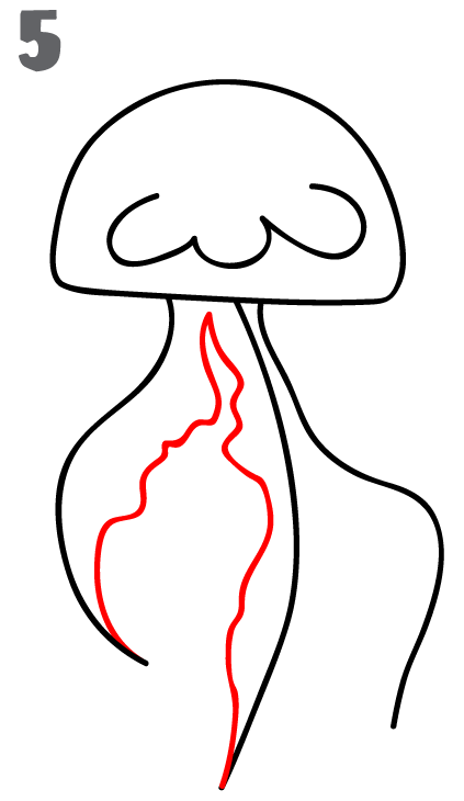 423x730 How To Draw A Jellyfish