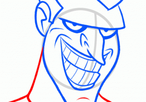 300x210 Joker Drawing Step
